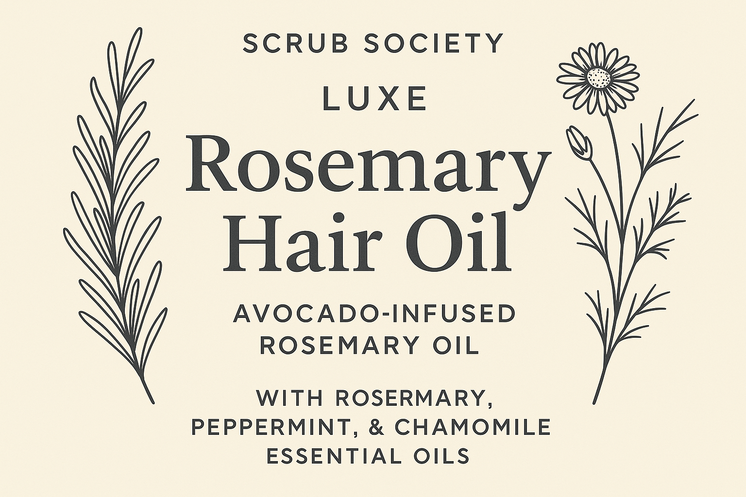 Luxe Rosemary Hair Oil