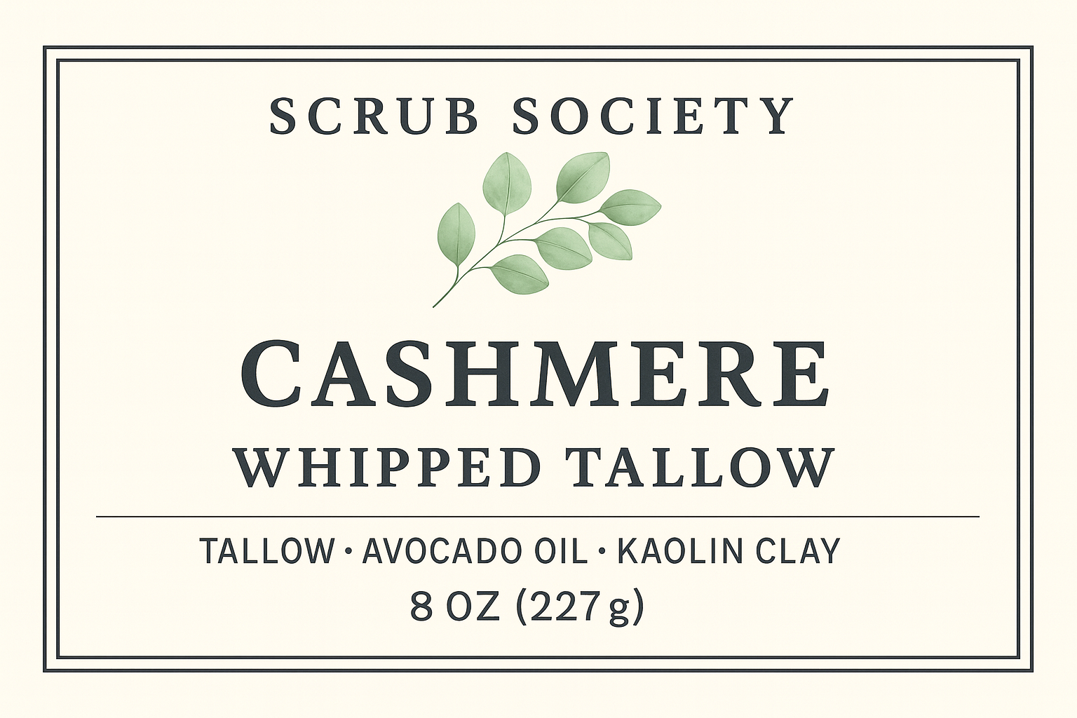 Cashmere Whipped Tallow